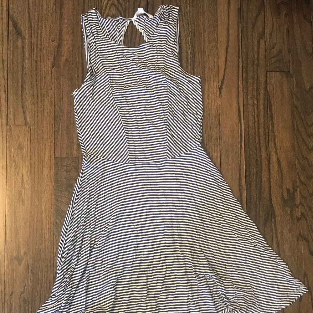 JACK by B.B. Dakota Striped Dress w/ Keyhole Back